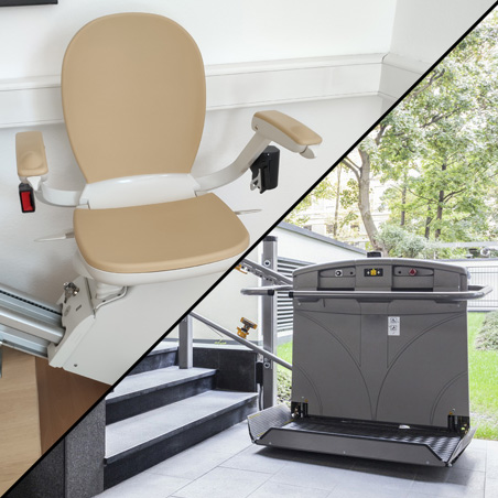 Sitzlift oder Plattformlift